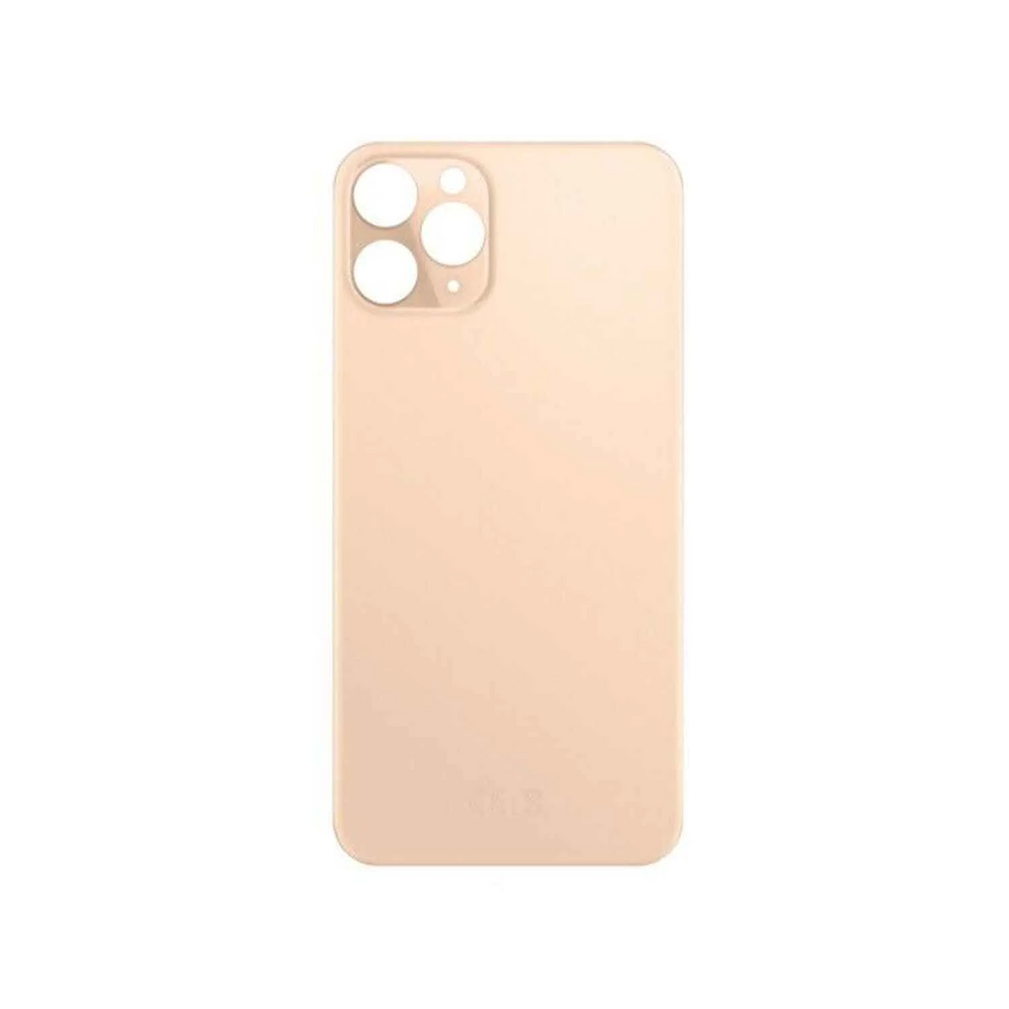 Vitre Arrière iPhone 11 Pro Or (Grand Trou) avec Logo