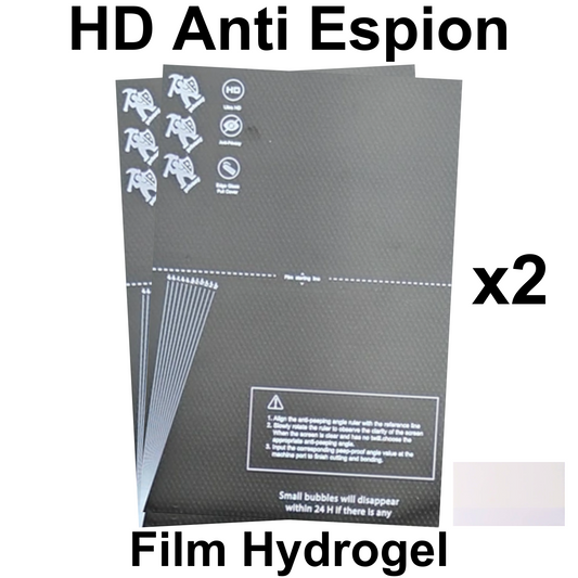 Film de Protection Hydrogel HD Anti Espion pour iPhone (x2)