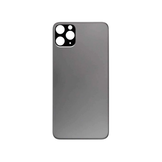Vitre Arrière iPhone 11 Pro Max Noir (Grand Trou)