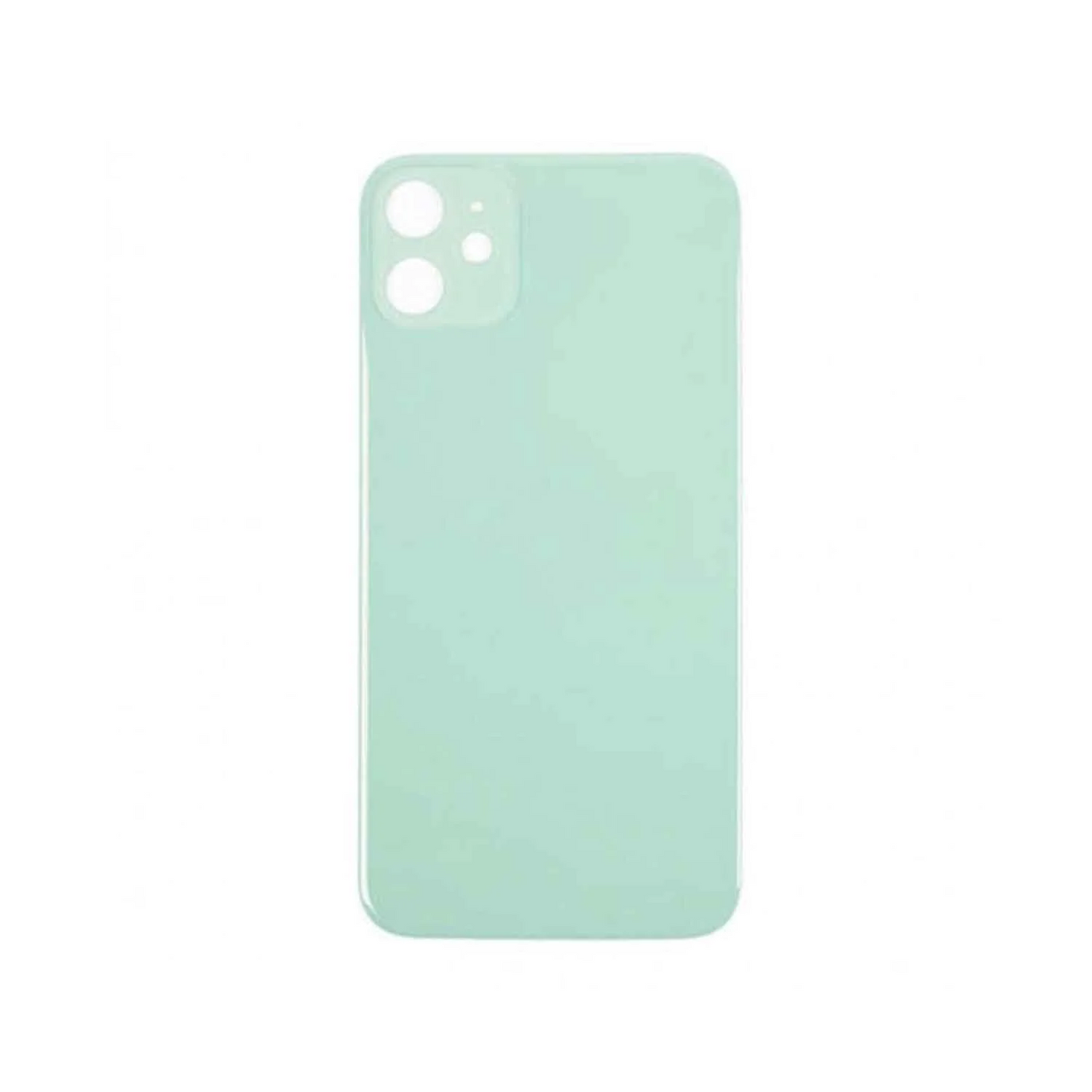 Vitre Arrière iPhone 11 Vert (Grand Trou) avec Logo