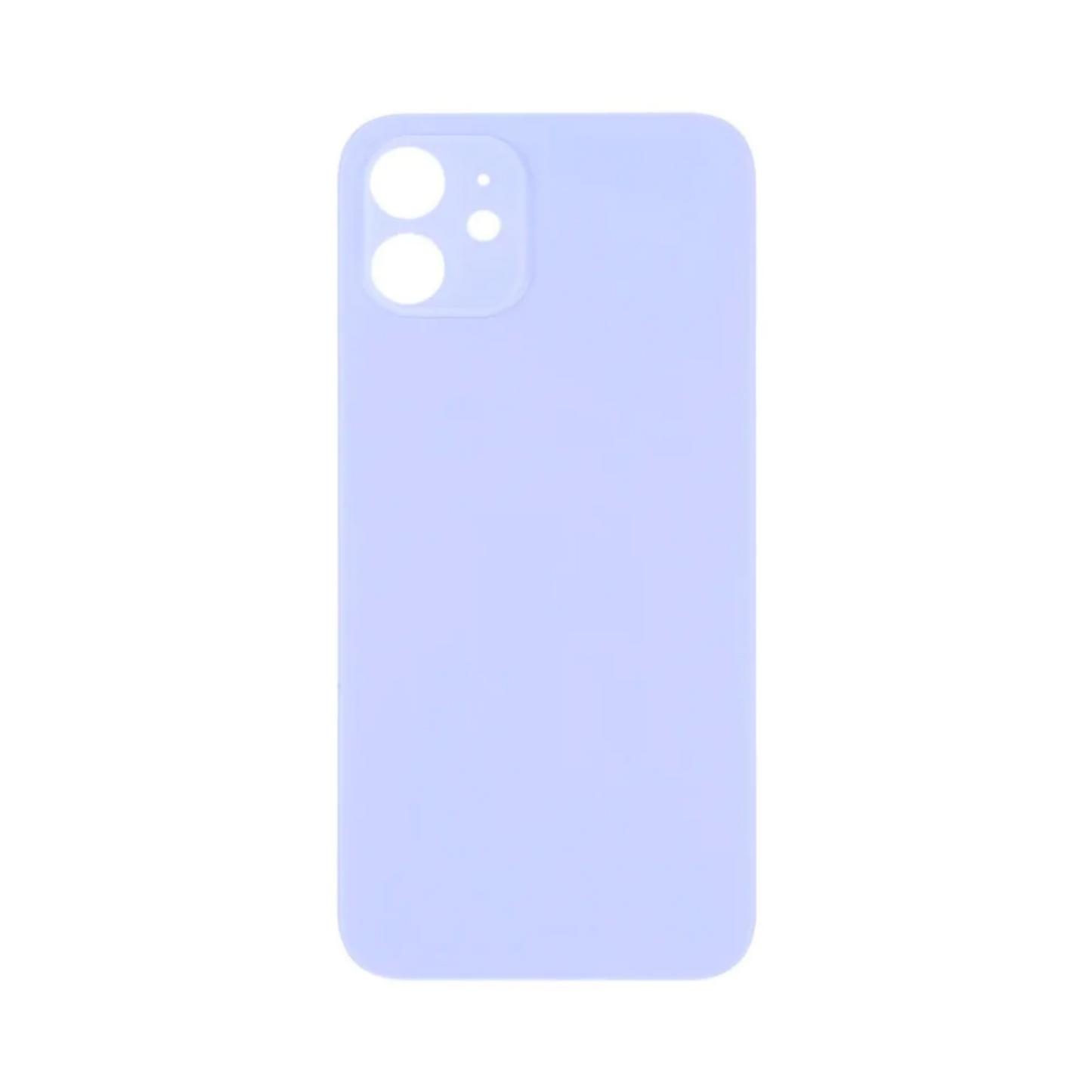 Vitre Arrière iPhone 12 Violet (Grand Trou) avec Logo