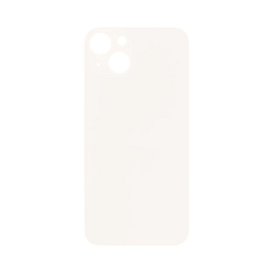 Vitre Arrière iPhone 13 Blanc (Grand Trou)