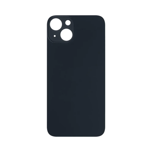 Vitre Arrière iPhone 13 mini Noir (Grand Trou)