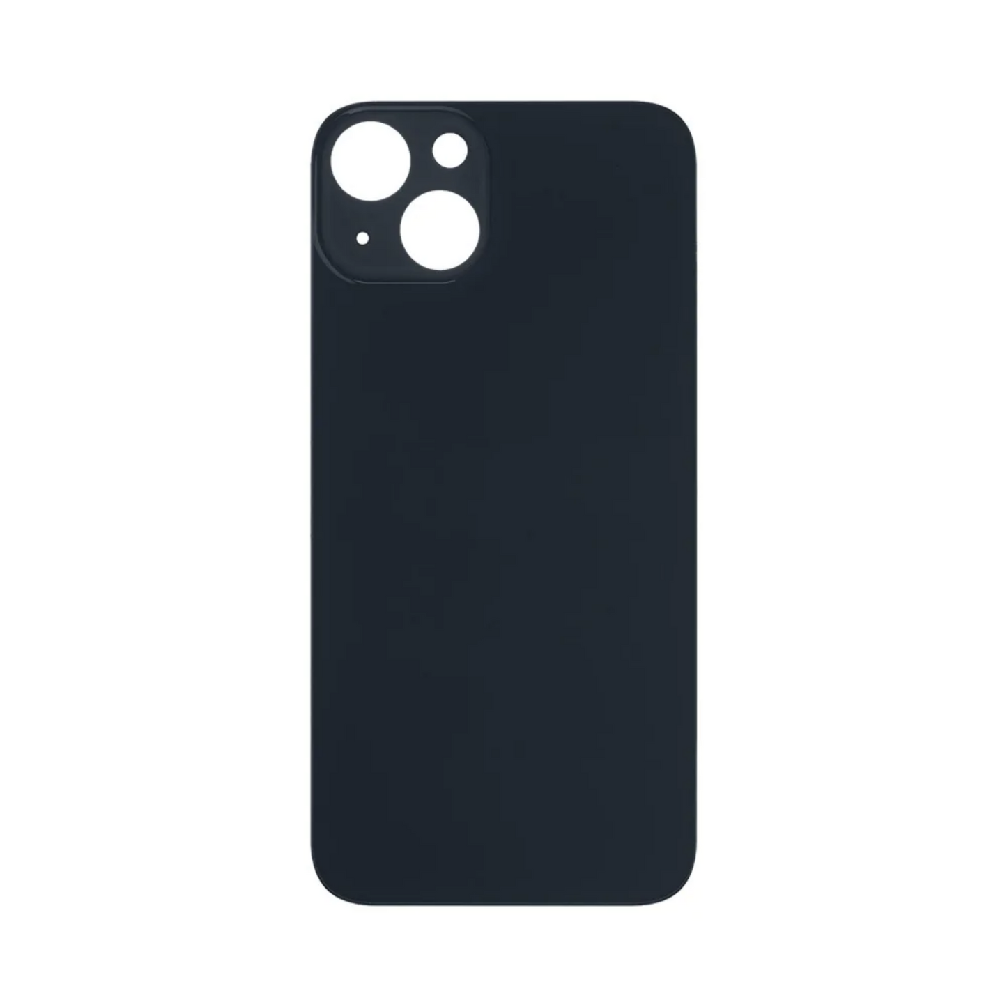 Vitre Arrière iPhone 13 mini Noir (Grand Trou) avec Logo