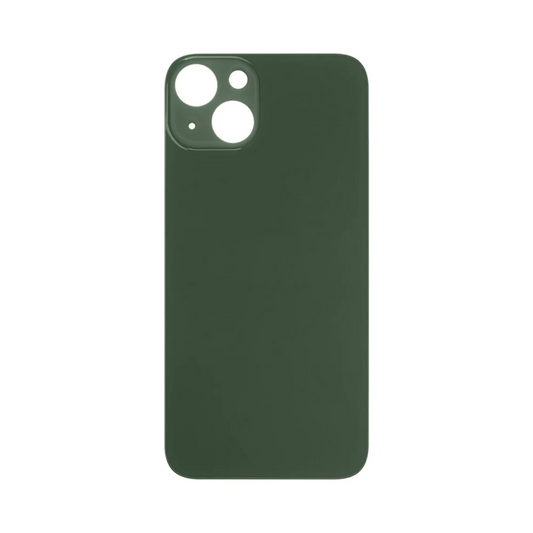Vitre Arrière iPhone 13 mini Vert (Grand Trou)